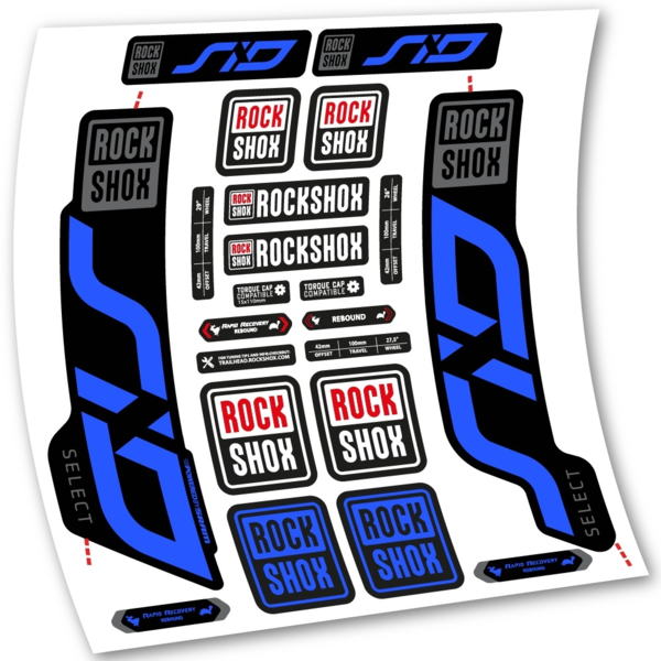 Rock Shox Sid Select 2020 Pegatinas en vinilo adhesivo Horquilla (4)