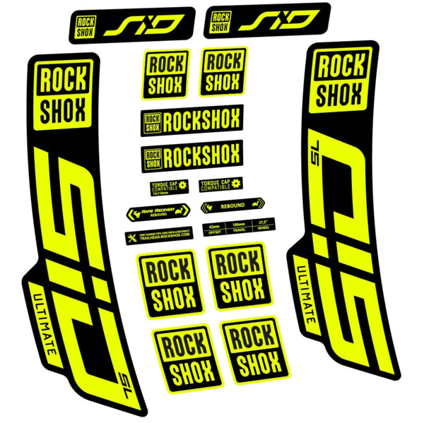 Rock Shox Sid Ultimate SL 2021 Pegatinas en vinilo adhesivo Horquilla (2)
