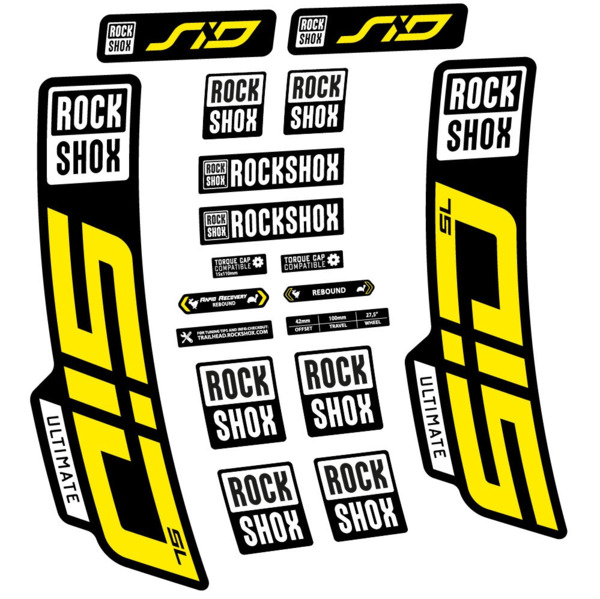 Rock Shox Sid Ultimate SL 2021 Pegatinas en vinilo adhesivo Horquilla (3)