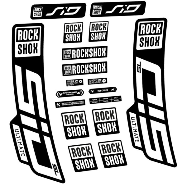 Rock Shox Sid Ultimate SL 2021 Pegatinas en vinilo adhesivo Horquilla (6)