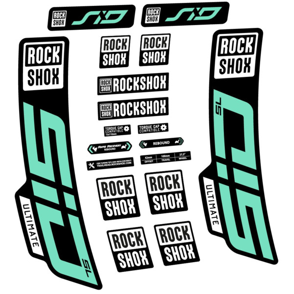 Rock Shox Sid Ultimate SL 2021 Pegatinas en vinilo adhesivo Horquilla (9)