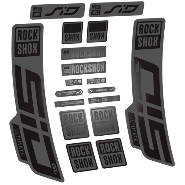 Rock Shox Sid Ultimate SL 2021 Pegatinas en vinilo adhesivo Horquilla (12)