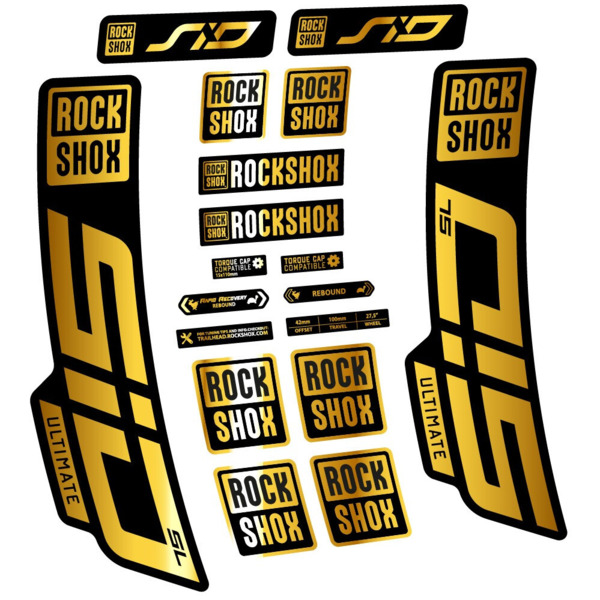 Rock Shox Sid Ultimate SL 2021 Pegatinas en vinilo adhesivo Horquilla (14)