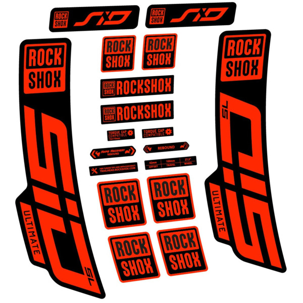 Rock Shox Sid Ultimate SL 2021 Pegatinas en vinilo adhesivo Horquilla (18)