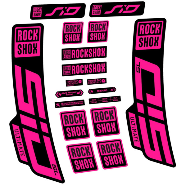 Rock Shox Sid Ultimate SL 2021 Pegatinas en vinilo adhesivo Horquilla (20)