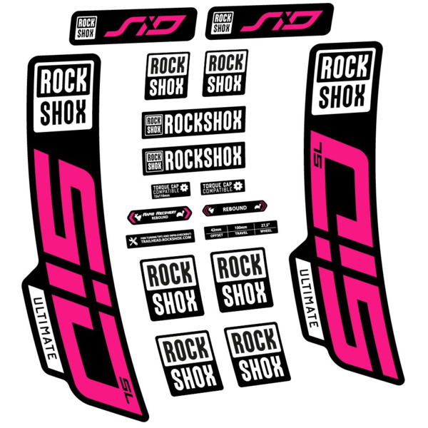 Rock Shox Sid Ultimate SL 2021 Pegatinas en vinilo adhesivo Horquilla (21)