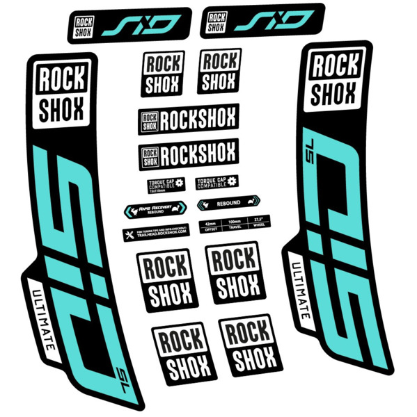 Rock Shox Sid Ultimate SL 2021 Pegatinas en vinilo adhesivo Horquilla (22)