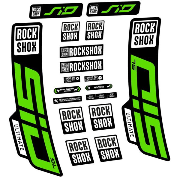Rock Shox Sid Ultimate SL 2021 Pegatinas en vinilo adhesivo Horquilla (24)