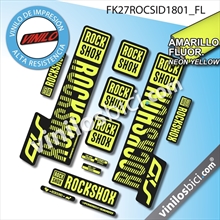 Rock Shox Sid, Vinilos adhesivos