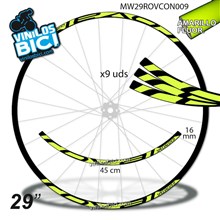 Pegatinas en vinilo adhesivo Compatible con llantas Roval 29" vinilos