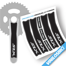 Shimano SLX pegatinas en adhesivo para bielas
