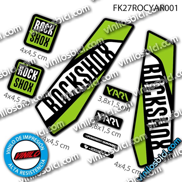 Rock Shox Yari vinilos