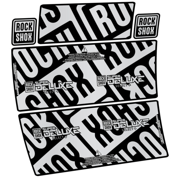 Rock Shox Super Deluxe Select Plus Pegatinas en vinilo adhesivo Amortiguador (15)