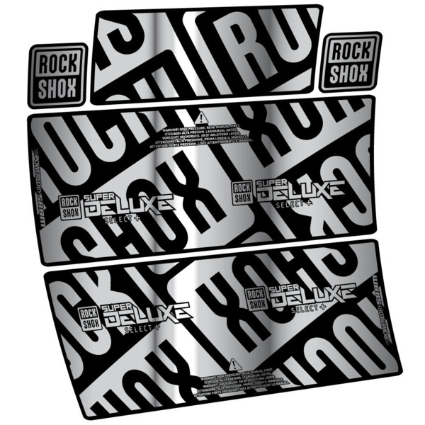Rock Shox Super Deluxe Select Plus Pegatinas en vinilo adhesivo Amortiguador (16)