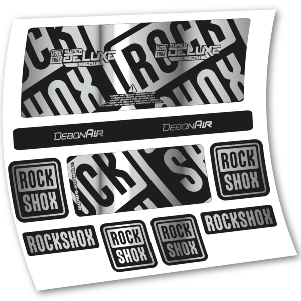 Rock Shox Super Deluxe Ultimate 2020 Pegatinas en vinilo adhesivo Amortiguador (15)