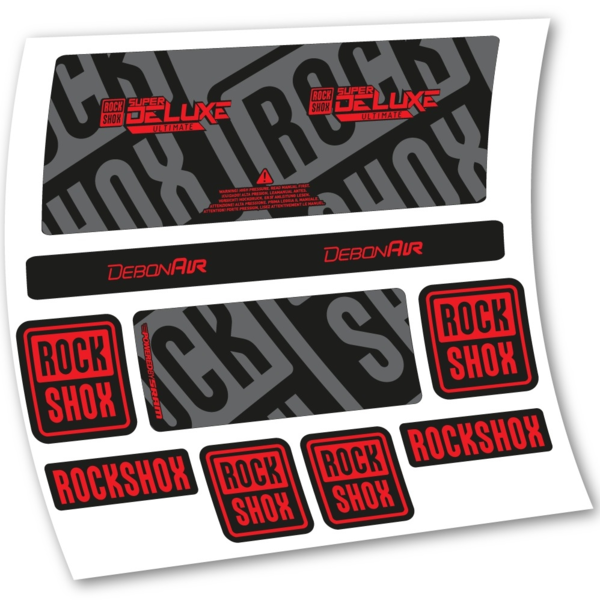 Rock Shox Super Deluxe Ultimate 2020 Pegatinas en vinilo adhesivo Amortiguador (18)