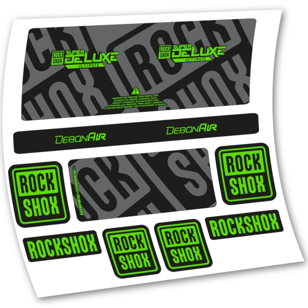 Rock Shox Super Deluxe Ultimate 2020 Pegatinas en vinilo adhesivo Amortiguador (23)