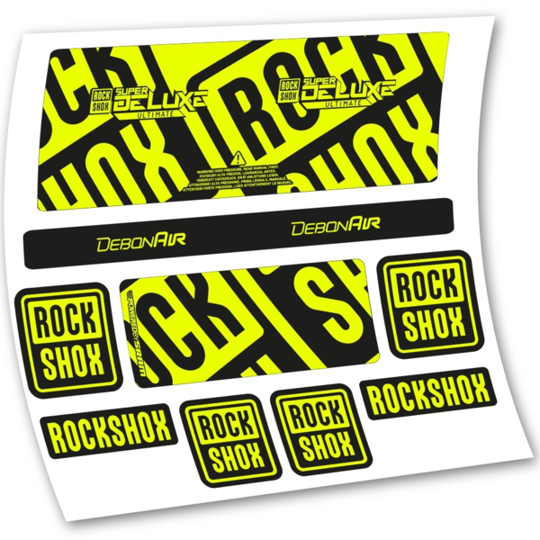 Rock Shox Super Deluxe Ultimate 2020 Pegatinas en vinilo adhesivo Amortiguador (1)