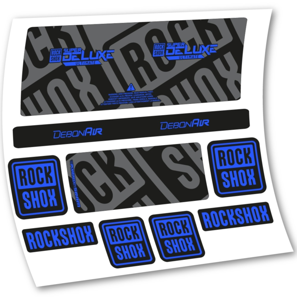 Rock Shox Super Deluxe Ultimate 2020 Pegatinas en vinilo adhesivo Amortiguador (4)