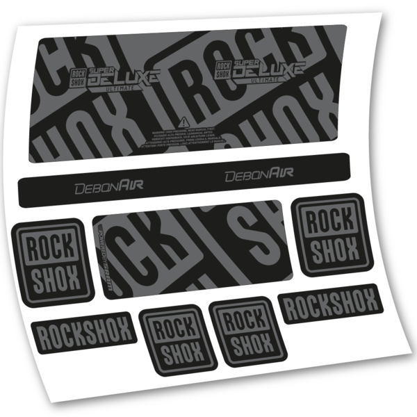 Rock Shox Super Deluxe Ultimate 2020 Pegatinas en vinilo adhesivo Amortiguador (6)