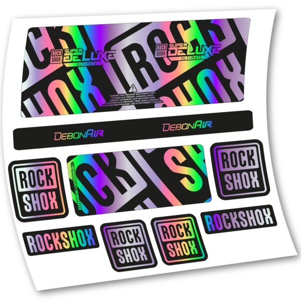 Rock Shox Super Deluxe Ultimate 2020 Pegatinas en vinilo adhesivo Amortiguador (7)