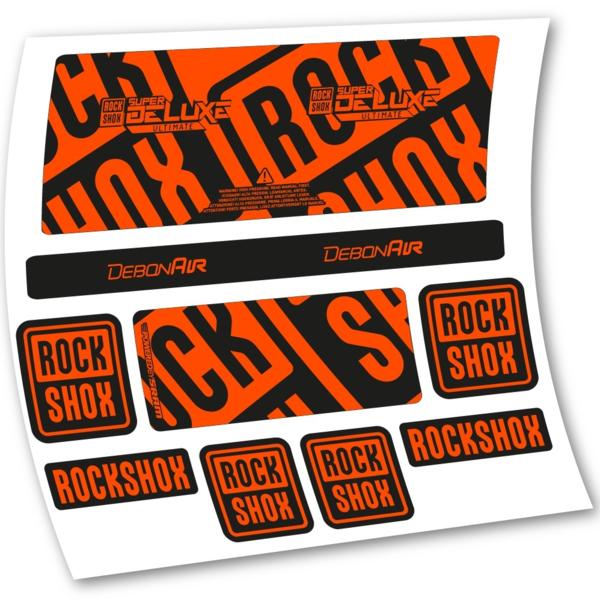 Rock Shox Super Deluxe Ultimate 2020 Pegatinas en vinilo adhesivo Amortiguador (9)