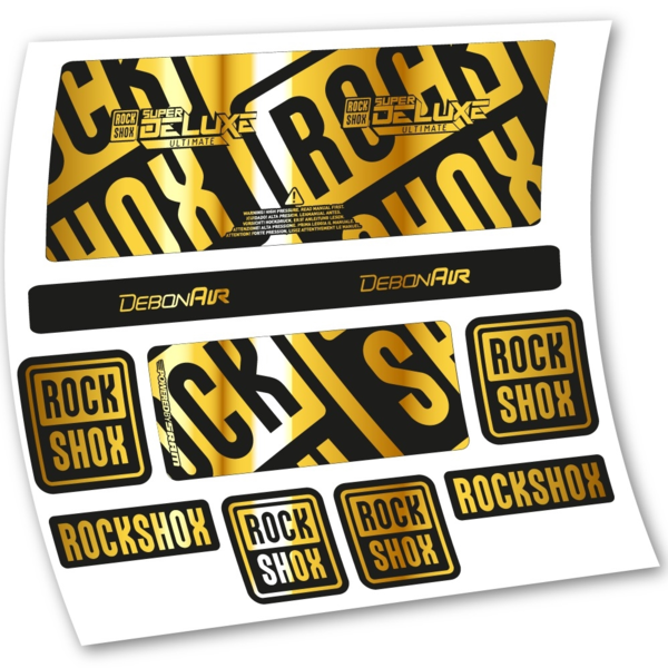 Rock Shox Super Deluxe Ultimate 2020 Pegatinas en vinilo adhesivo Amortiguador (13)