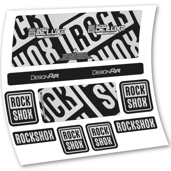 Rock Shox Super Deluxe Ultimate 2020 Pegatinas en vinilo adhesivo Amortiguador (14)