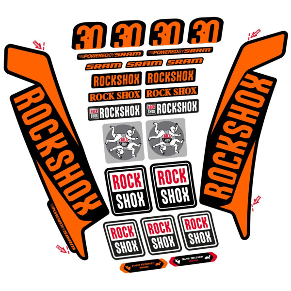 Rock Shox TK30 2016 Pegatinas en vinilo adhesivo Horquilla (11)