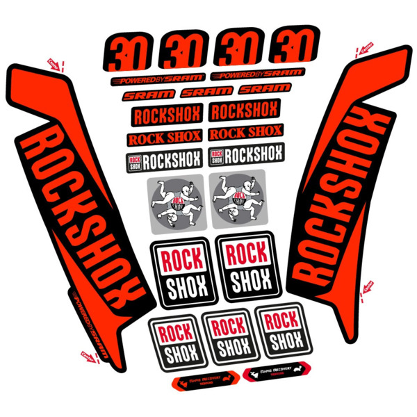 Rock Shox TK30 2016 Pegatinas en vinilo adhesivo Horquilla (18)