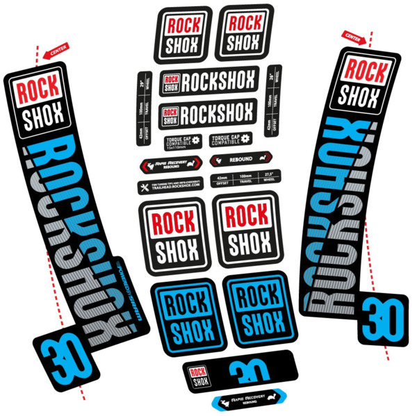 Rock Shox TK30 2018 Pegatinas en vinilo adhesivo Horquilla (4)
