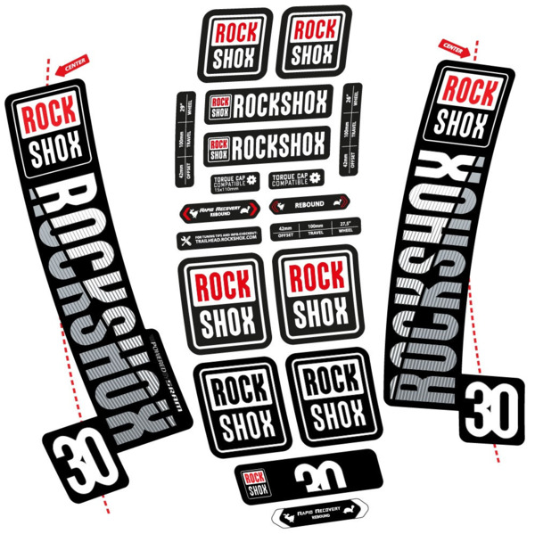 Rock Shox TK30 2018 Pegatinas en vinilo adhesivo Horquilla (6)