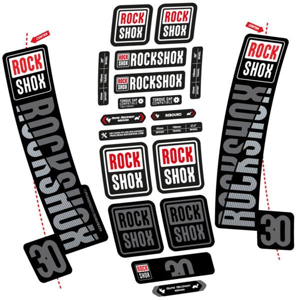 Rock Shox TK30 2018 Pegatinas en vinilo adhesivo Horquilla (7)