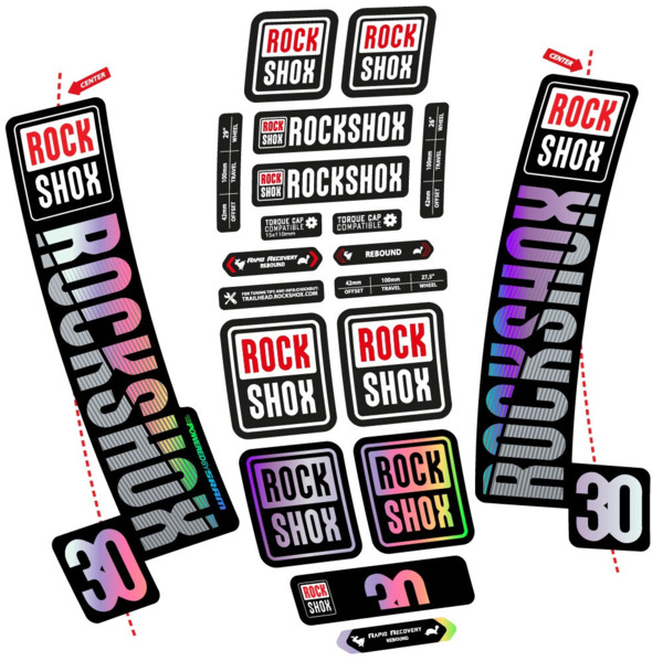 Rock Shox TK30 2018 Pegatinas en vinilo adhesivo Horquilla (8)