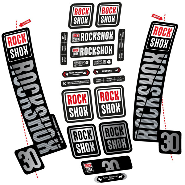 Rock Shox TK30 2018 Pegatinas en vinilo adhesivo Horquilla (16)