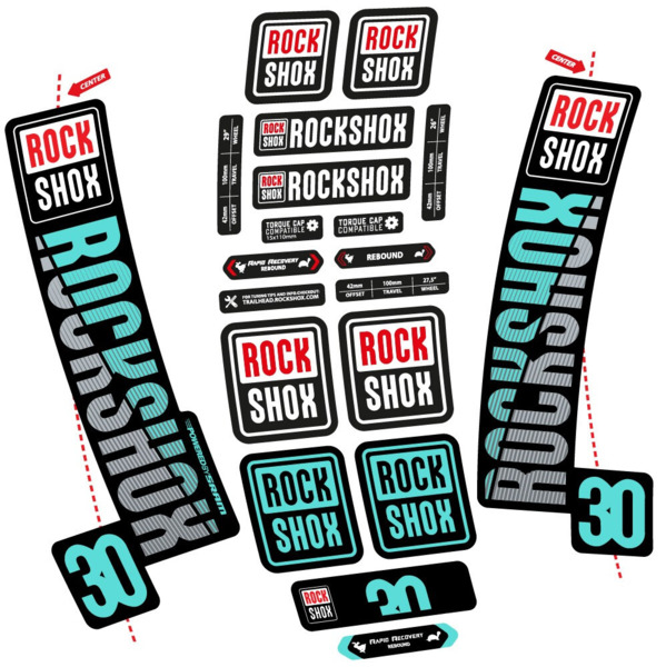 Rock Shox TK30 2018 Pegatinas en vinilo adhesivo Horquilla (22)