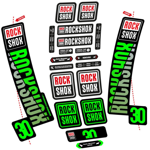 Rock Shox TK30 2018 Pegatinas en vinilo adhesivo Horquilla (23)