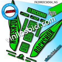 Rock Shox Sid, Vinilos adhesivos