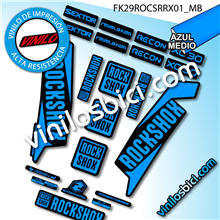 Rock Shox, Vinilos adhesivos para horquilla Sektor, Revelation, Recon o XC30 2016