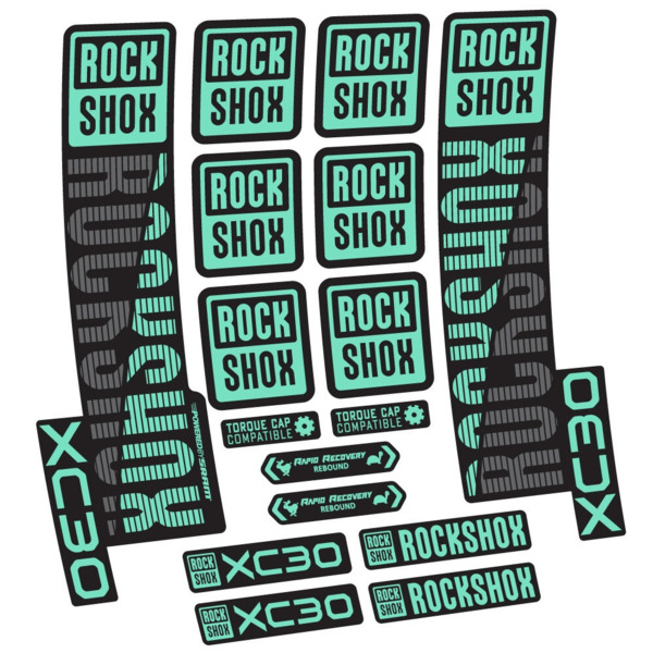 Rock Shox XC30 Pegatinas en vinilo adhesivo Horquilla (1)