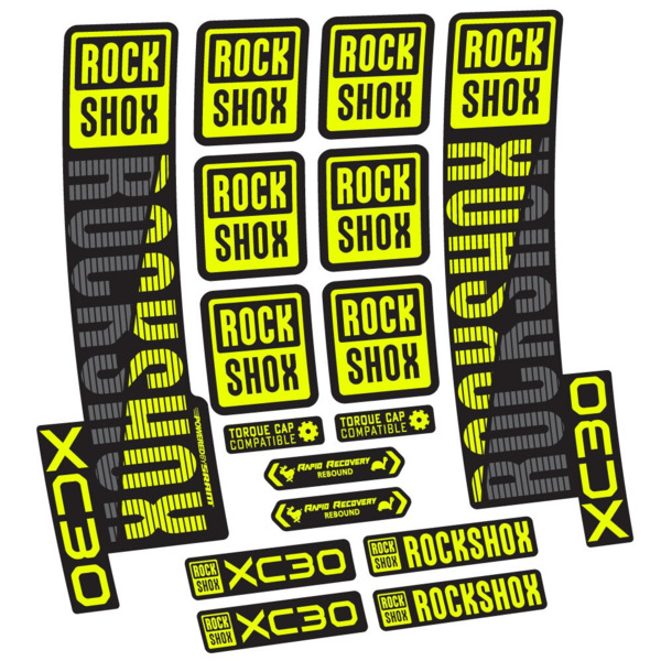 Rock Shox XC30 Pegatinas en vinilo adhesivo Horquilla (2)
