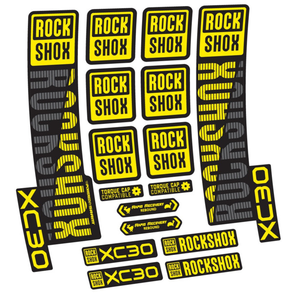 Rock Shox XC30 Pegatinas en vinilo adhesivo Horquilla (3)