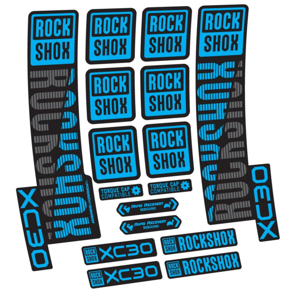 Rock Shox XC30 Pegatinas en vinilo adhesivo Horquilla (4)