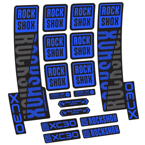 Rock Shox XC30 Pegatinas en vinilo adhesivo Horquilla (5)