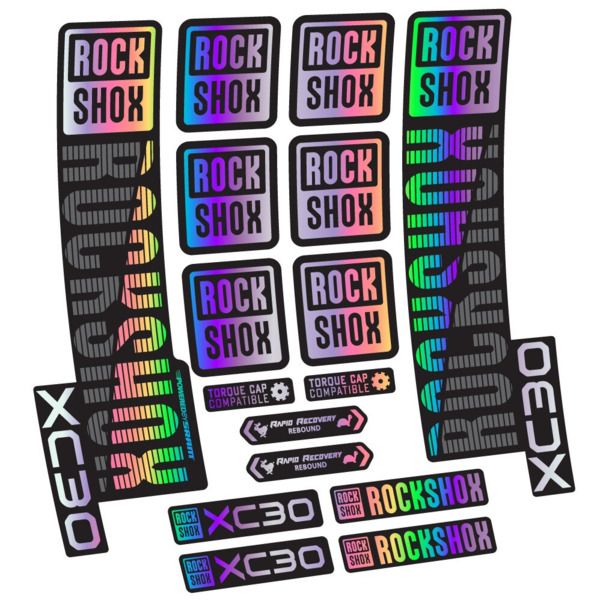 Rock Shox XC30 Pegatinas en vinilo adhesivo Horquilla (8)
