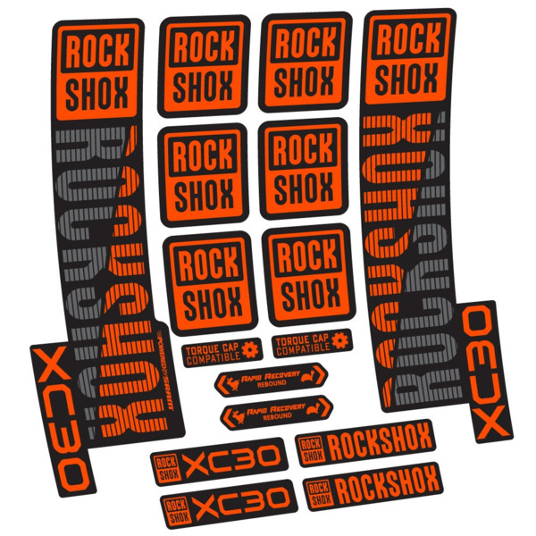 Rock Shox XC30 Pegatinas en vinilo adhesivo Horquilla (10)