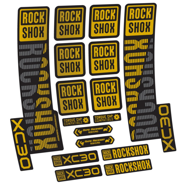 Rock Shox XC30 Pegatinas en vinilo adhesivo Horquilla (13)