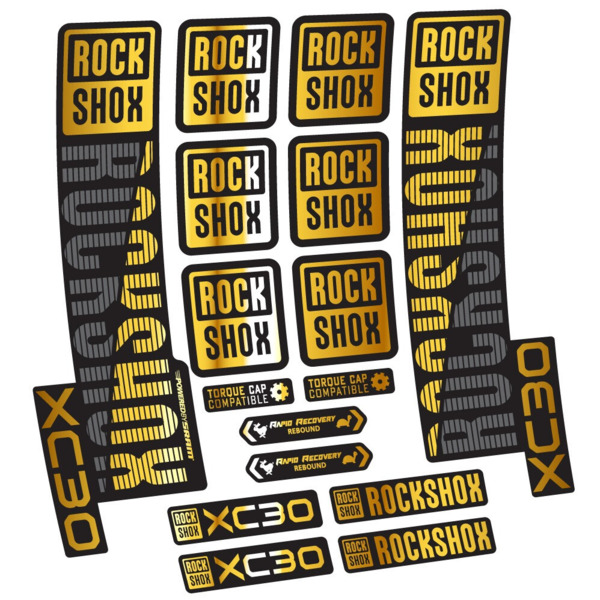 Rock Shox XC30 Pegatinas en vinilo adhesivo Horquilla (14)