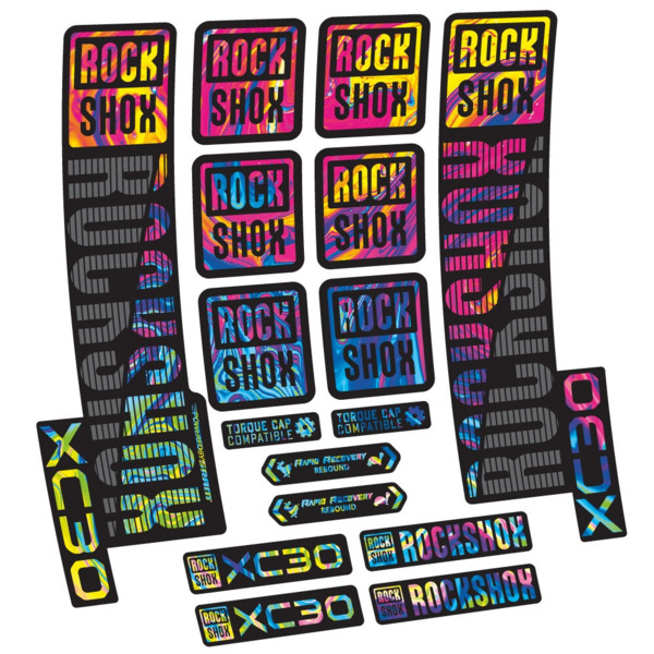 Rock Shox XC30 Pegatinas en vinilo adhesivo Horquilla (17)