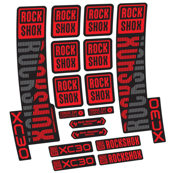 Rock Shox XC30 Pegatinas en vinilo adhesivo Horquilla (19)